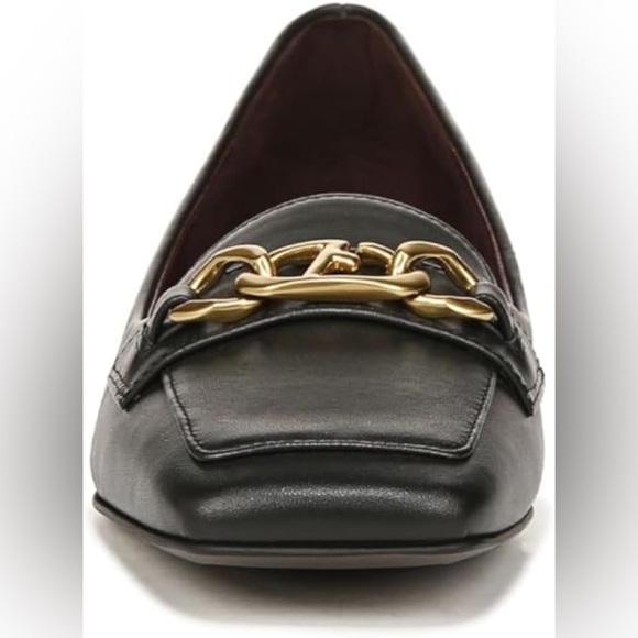 Franco Sarto women’s Tiari Elegant Black slip onLoafers w/ Gold Accent sz 8.5M - Picture 6 of 15